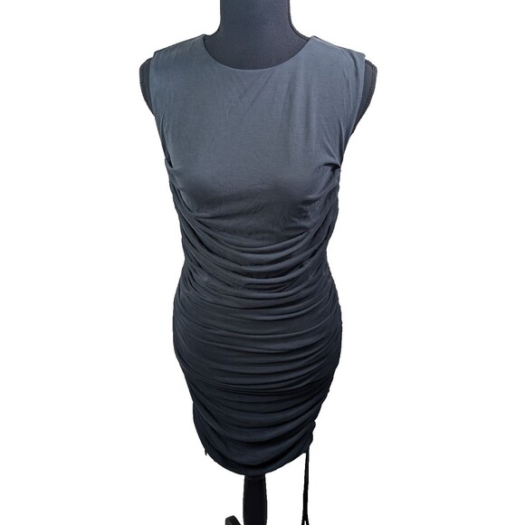 Alice + Olivia KATHERINA RUCHED FITTED Modal Blend Soft Stretch 12 - Picture 2 of 14